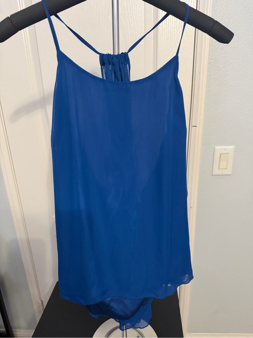 Jennifer Lopez Royal Blue Spaghetti Strap Camisole